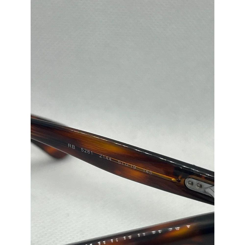 Ray-Ban RB 5281 2144 Tortoise Shell Square Eyeglasses Legends‎ 51-19-145